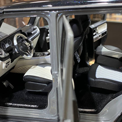 Minichamps 1/18 Mercedes-Benz G 63 AMG Line W463 Grey Diecast Model Car Dealer Edition - collector edition scale model