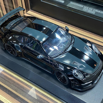 Porsche 911 GT2 RS 991.2 Minichamps 1:18 Black Resin Model - detailed die-cast style model