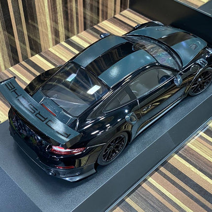 Porsche 911 GT2 RS 991.2 Minichamps 1:18 Black Resin Model - collectible scale model car