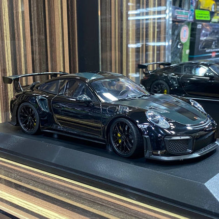 Porsche 911 GT2 RS 991.2 Minichamps 1:18 Black Resin Model - detailed collector display model