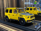 Motorhelix 1:18 Mercedes-Benz G63 MANSORY Yellow Resin Model - detailed collector display model