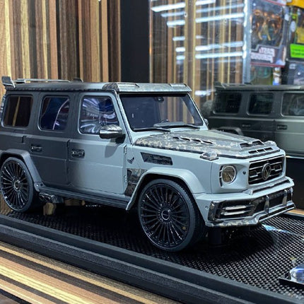 1/18 Mercedes-Benz G63 MANSORY Black Grey Motorhelix Model Car - detailed collector display model