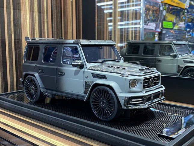 1/18 Mercedes-Benz G63 MANSORY Black Grey Motorhelix Model Car - detailed collector display model