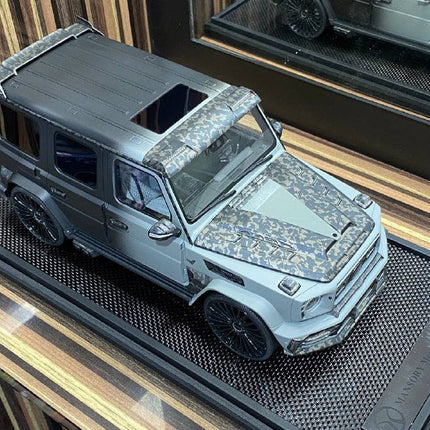 1/18 Mercedes-Benz G63 MANSORY Black Grey Motorhelix Model Car - detailed model car replica