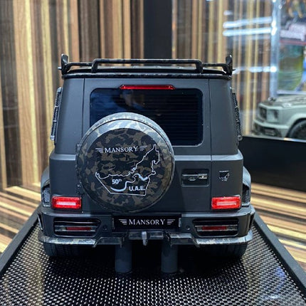 1/18 Mercedes-Benz G63 MANSORY Black Grey Motorhelix Model Car - collectible scale model car