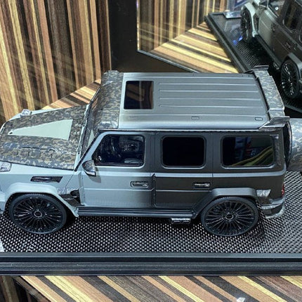 1/18 Mercedes-Benz G63 MANSORY Black Grey Motorhelix Model Car - showroom-quality model replica