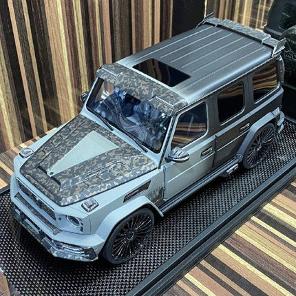 1/18 Mercedes-Benz G63 MANSORY Black Grey Motorhelix Model Car - scale model collectible piece