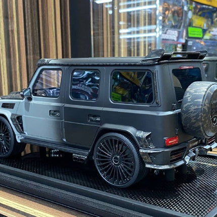 1/18 Mercedes-Benz G63 MANSORY Black Grey Motorhelix Model Car - premium collector scale model