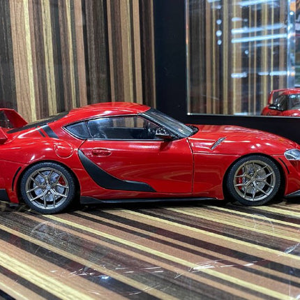 Solido 1/18 Toyota Supra MK5 StreetFighter Red Diecast Model Car - collectible scale model car