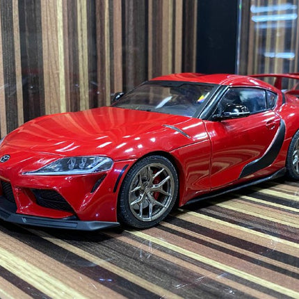 Solido 1/18 Toyota Supra MK5 StreetFighter Red Diecast Model Car - showroom-quality model replica