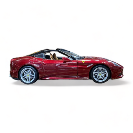 Bburago Ferrari California T Red "Signature Series" 1/18 Diecast Model Car - collectible scale model car