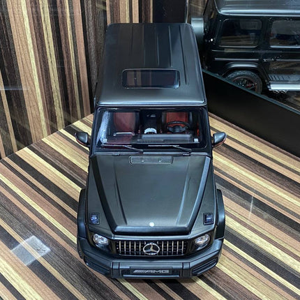 Mini Champs 1/18 Mercedes-Benz AMG G63 2018 Black Diecast Model - fine detailed model replica
