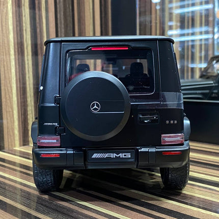 Mini Champs 1/18 Mercedes-Benz AMG G63 2018 Black Diecast Model - detailed die-cast style model