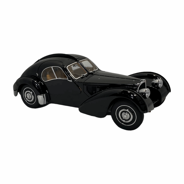 AutoArt Bugatti 57S Atlantic 1938 Black 1:18 Diecast Model Car - detailed collector display model
