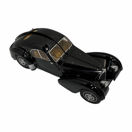 AutoArt Bugatti 57S Atlantic 1938 Black 1:18 Diecast Model Car - collectible scale model car