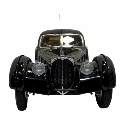 AutoArt Bugatti 57S Atlantic 1938 Black 1:18 Diecast Model Car - fine detailed model replica