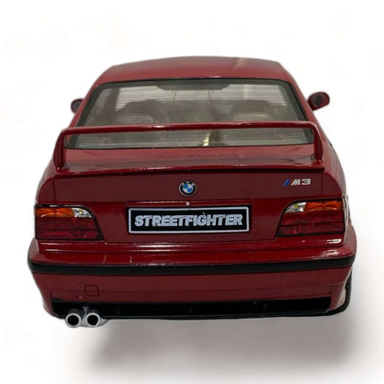 Solido 1:18 BMW M3 E36 Coupe Red Diecast Model Car - detailed die-cast style model