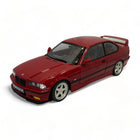 Solido 1:18 BMW M3 E36 Coupe Red Diecast Model Car - detailed collector display model