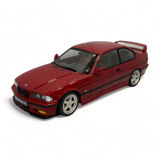 Solido 1:18 BMW M3 E36 Coupe Red Diecast Model Car - detailed collector display model
