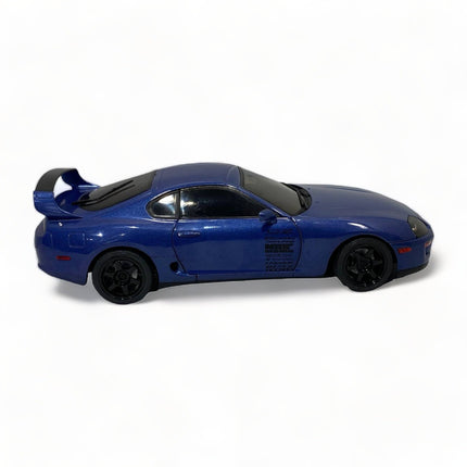 Solido 1/18 Toyota Supra MK4 Dark Blue Diecast Model Car - fine detailed model replica