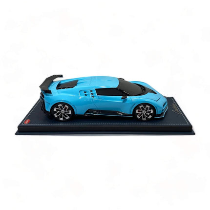 MR Collection Bugatti Centodieci Historic Light Blue 1:18 Diecast Model Car - collectible scale model car