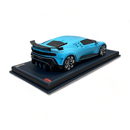 MR Collection Bugatti Centodieci Historic Light Blue 1:18 Diecast Model Car - fine detailed model replica