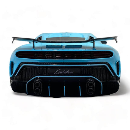 MR Collection Bugatti Centodieci Historic Light Blue 1:18 Diecast Model Car - scale model for display