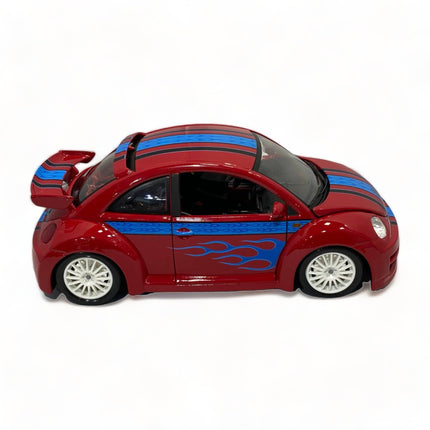 Bburago Volkswagen New Beetle Cup 1:18 Red Diecast Model Car - collectible scale model car