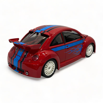 Bburago Volkswagen New Beetle Cup 1:18 Red Diecast Model Car - fine detailed model replica