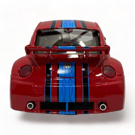 Bburago Volkswagen New Beetle Cup 1:18 Red Diecast Model Car - premium collector scale model