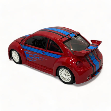 Bburago Volkswagen New Beetle Cup 1:18 Red Diecast Model Car - scale model for display