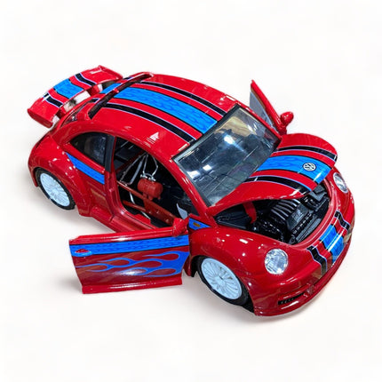 Bburago Volkswagen New Beetle Cup 1:18 Red Diecast Model Car - collector edition scale model