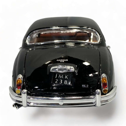 1/18 Diecast Bongo Jaguar Mark II BLACK 1959 Scale Model Car - detailed die-cast style model