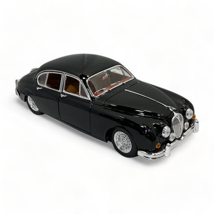 1/18 Diecast Bongo Jaguar Mark II BLACK 1959 Scale Model Car - studio product photo of the scale model