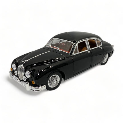 1/18 Diecast Bongo Jaguar Mark II BLACK 1959 Scale Model Car - detailed collector display model