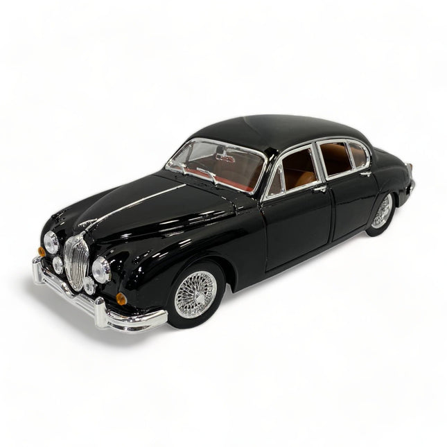 1/18 Diecast Bongo Jaguar Mark II BLACK 1959 Scale Model Car - detailed collector display model