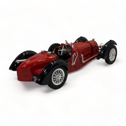 Bongo Bugatti Type 59 1934 1:18 Red Diecast Model Car - detailed die-cast style model