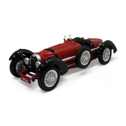 Bongo Bugatti Type 59 1934 1:18 Red Diecast Model Car - premium collector scale model