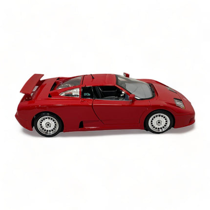 Bburago Bugatti EB 110 1:18 Diecast Model Car Red - collectible scale model car
