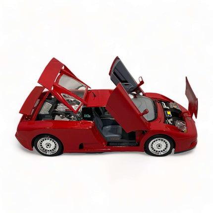 Bburago Bugatti EB 110 1:18 Diecast Model Car Red - collector edition scale model