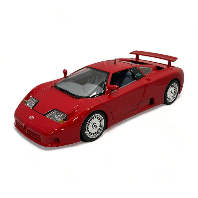 Bburago Bugatti EB 110 1:18 Diecast Model Car Red - detailed collector display model