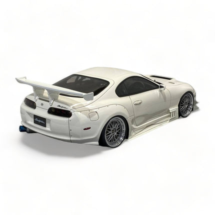 Ignition Model Toyota Supra MK4 1:18 Diecast Model Car White - scale model for display