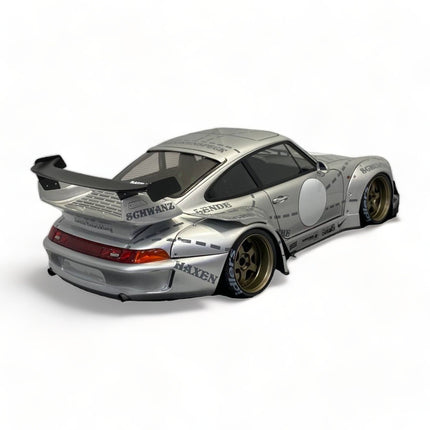 1/18 Diecast Porsche 993 Rauh-Welt Ignition Model Miniature Car - scale model for display
