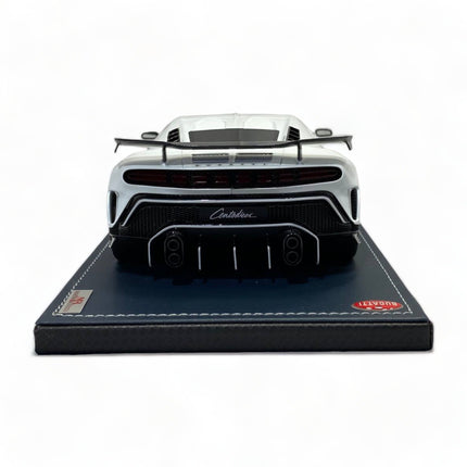 MR Collection 1/18 Bugatti Centodieci White Diecast Model Car - fine detailed model replica