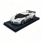 MR Collection 1/18 Bugatti Centodieci White Diecast Model Car - detailed collector display model