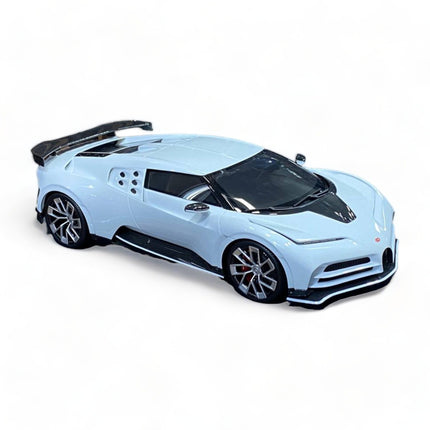 MR Collection 1/18 Bugatti Centodieci White Diecast Model Car - detailed die-cast style model