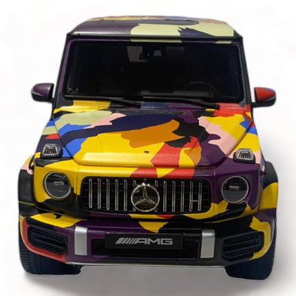 Motor Helix Mercedes-Benz AMG G63 2021 1/18 Camouflage Resin Model - collectible scale model car