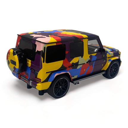 Motor Helix Mercedes-Benz AMG G63 2021 1/18 Camouflage Resin Model - fine detailed model replica