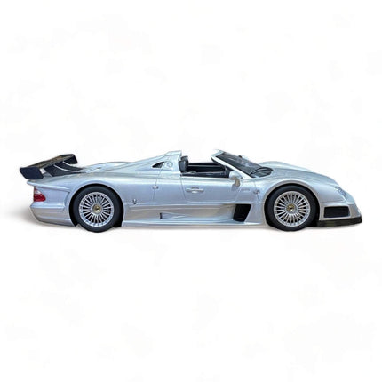 GT Spirit Mercedes-Benz CLK-GTR Roadster 1:18 Silver Diecast Model Car - fine detailed model replica