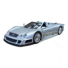 GT Spirit Mercedes-Benz CLK-GTR Roadster 1:18 Silver Diecast Model Car - detailed collector display model